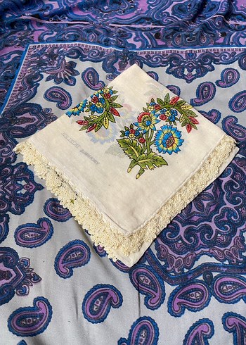 Eski antika iğne oyalı yazmalar. - Görsel 5