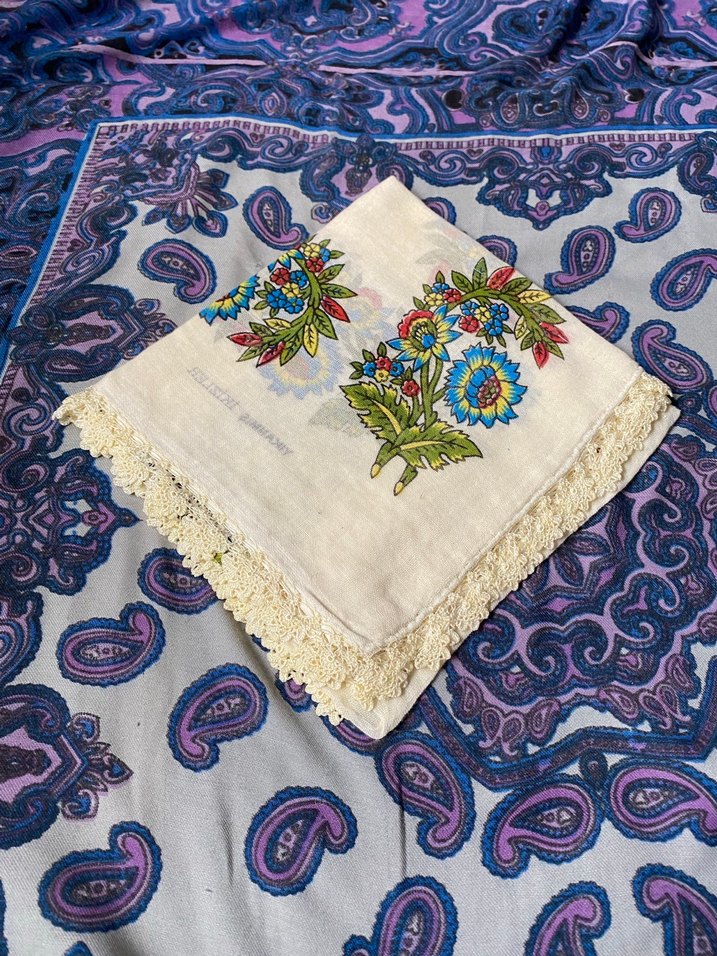 Eski antika iğne oyalı yazmalar. - Görsel 5