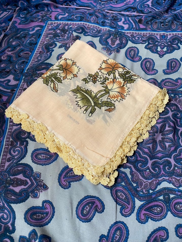 Eski antika iğne oyalı yazmalar. - Görsel 4