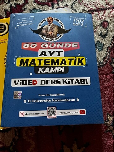 Bıyıklı ayt matematik video ders kitabı