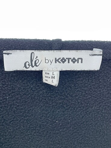 l Beden siyah Renk Koton Sweatshirt %70 İndirimli.