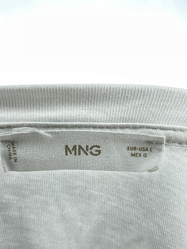 l Beden beyaz Renk Mango T-shirt %70 İndirimli.