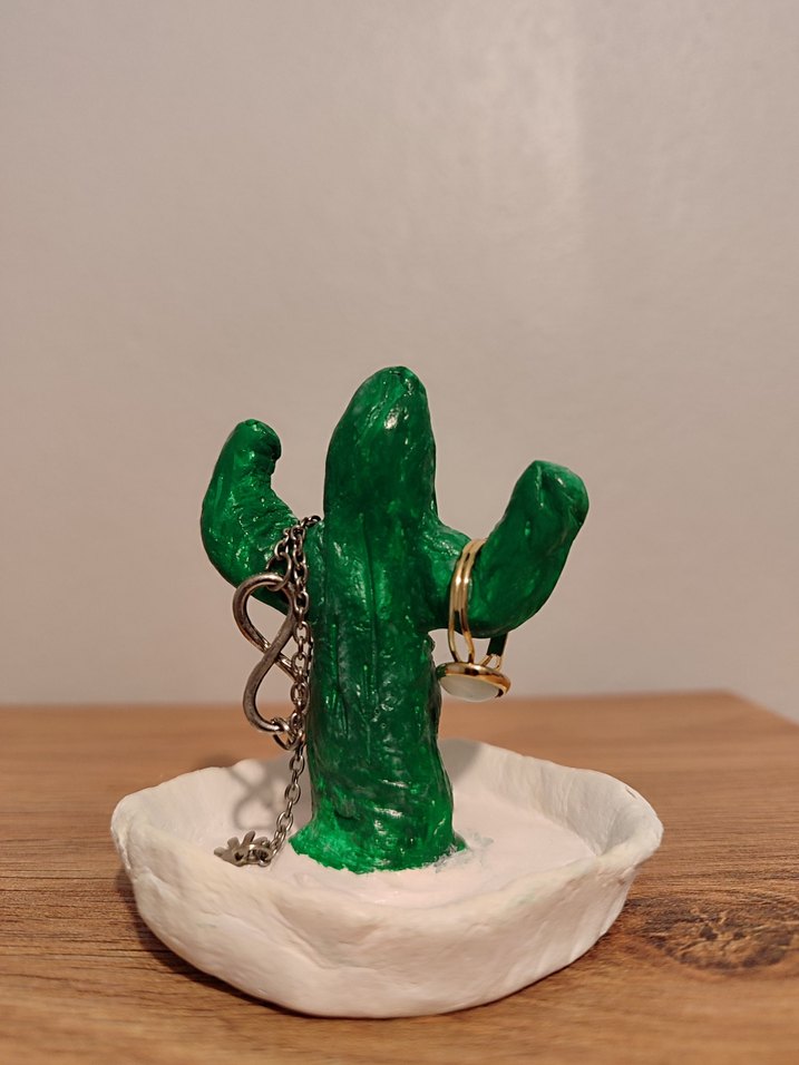 Parlak Yeşil Kaktüs Figürin - Görsel 2