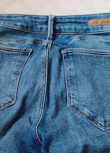 Mavi bayan kot pantolon - Görsel 2
