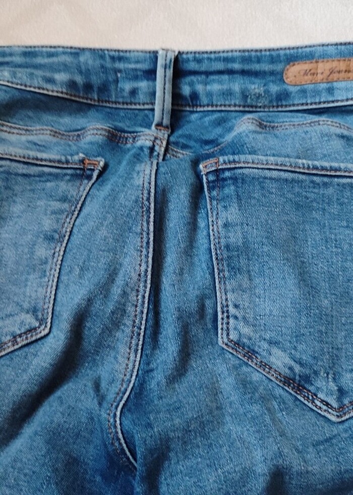 Mavi bayan kot pantolon - Görsel 2