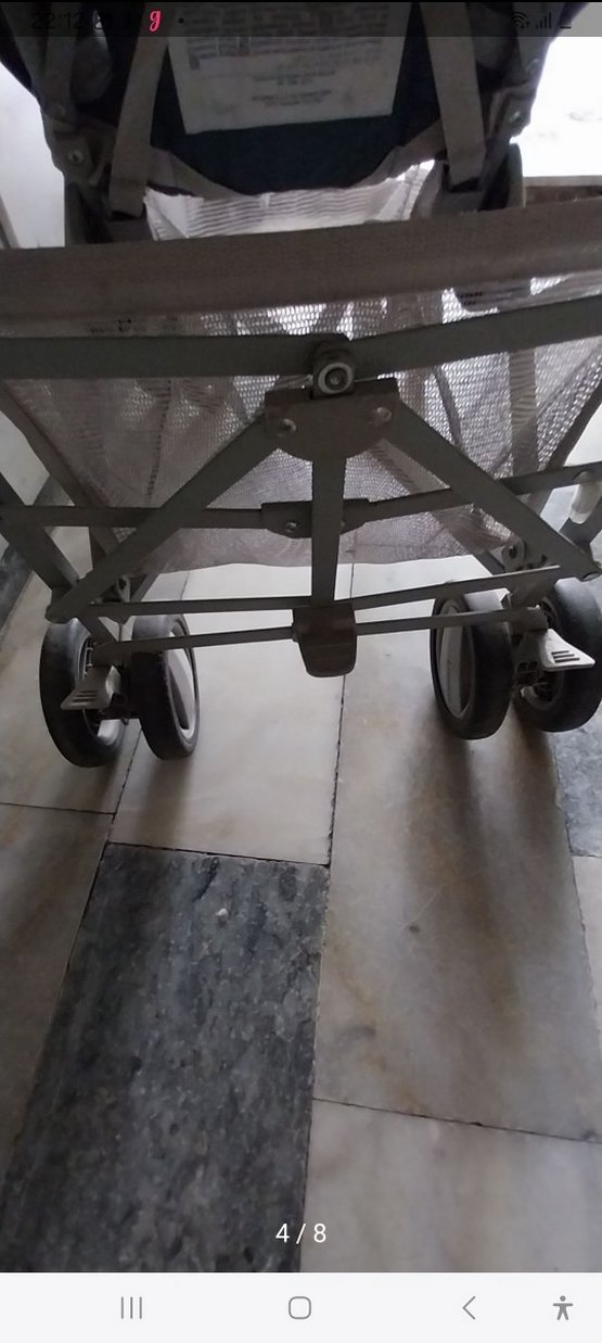 chicco Gri Bebek Arabası - Görsel 4