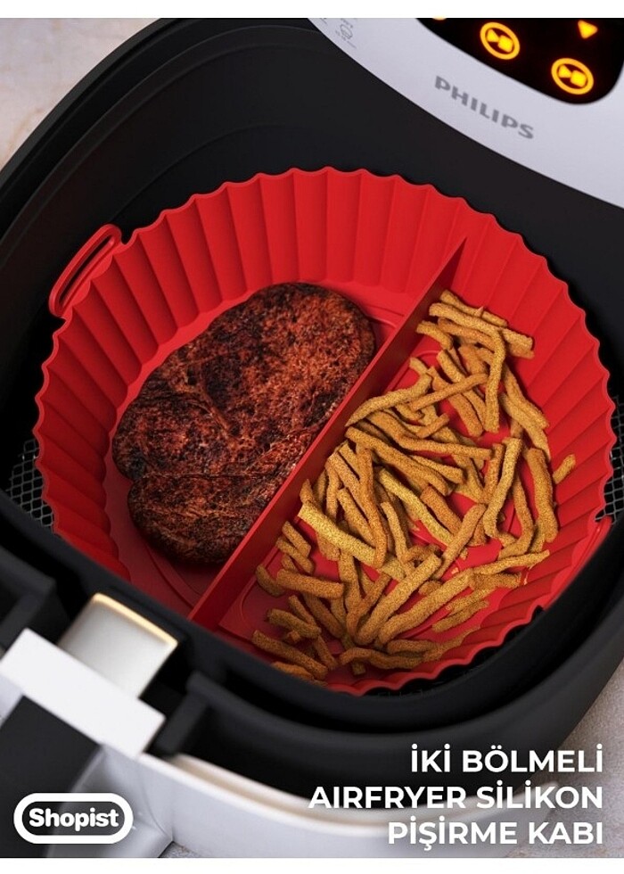 Üçlü Airfryer ustası pişirme seti - Görsel 5