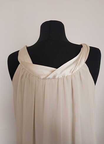 Abiye beyaz elbise - Görsel 7