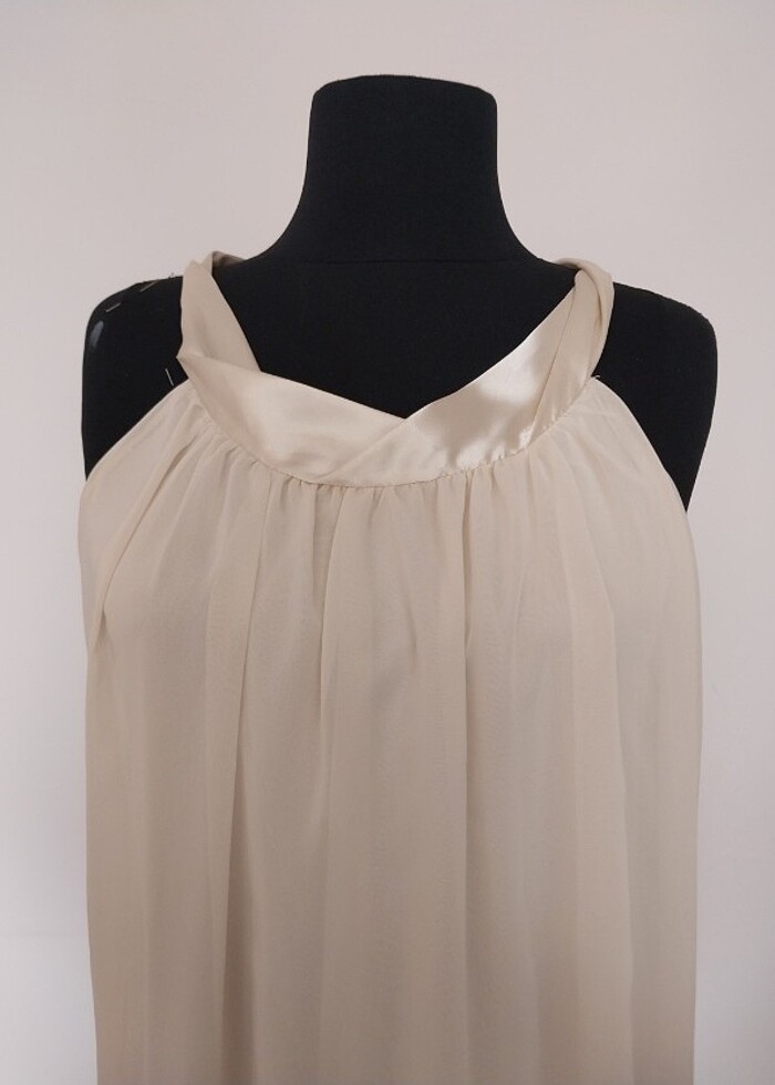 Abiye beyaz elbise - Görsel 4