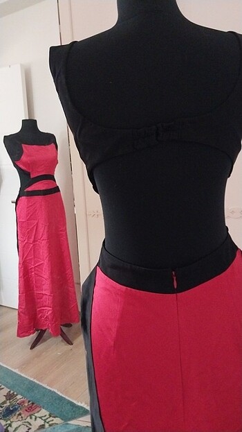 ADIL İSIK kırmızı  abiye - Görsel 3