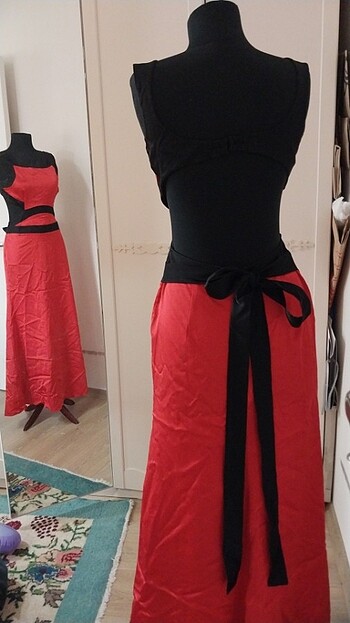 ADIL İSIK kırmızı  abiye - Görsel 2