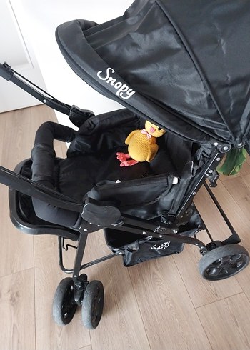 Siyah Bebek Arabası - Görsel 6