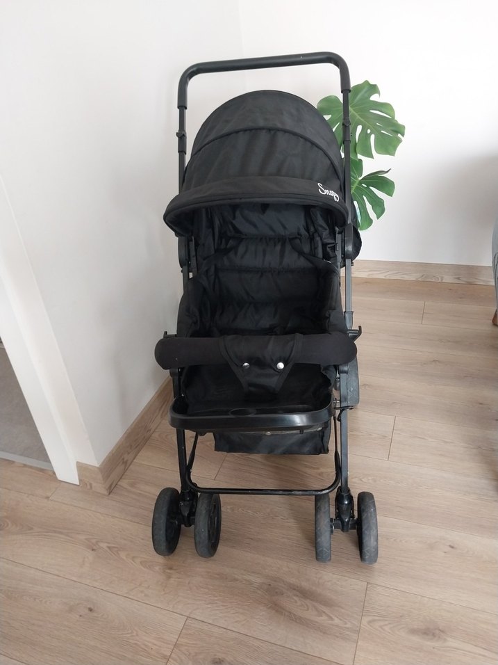 Siyah Bebek Arabası - Görsel 3