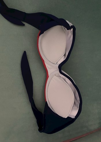 Renkli Fermuarlı Strappy Bikini takımı - Görsel 2