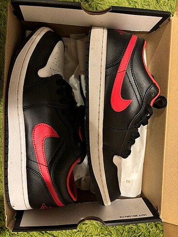 43 Beden kırmızı Renk Air Jordan 1 Low Se Craft