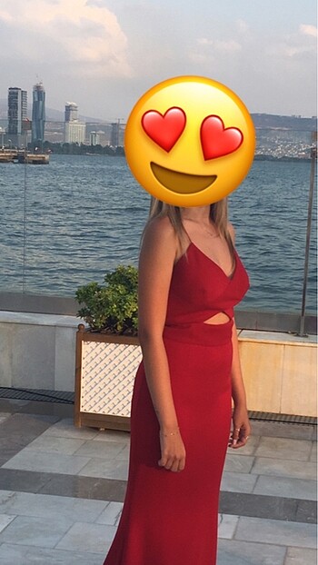 Diğer Kırmızı abiye elbise