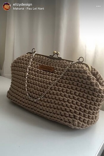 Clutch örgü çanta