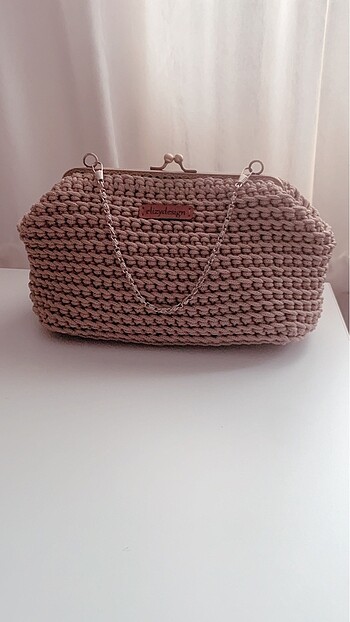  Beden Clutch örgü çanta