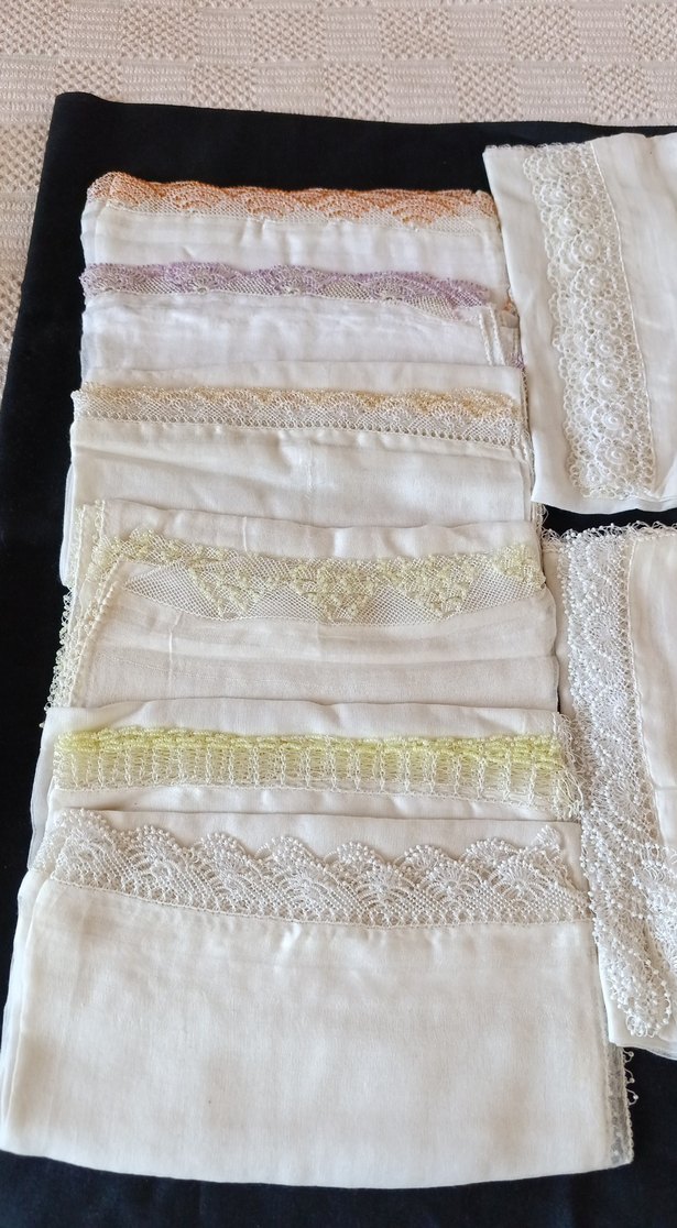 Dantel Detaylı Beyaz Kadın Fular - Görsel 2