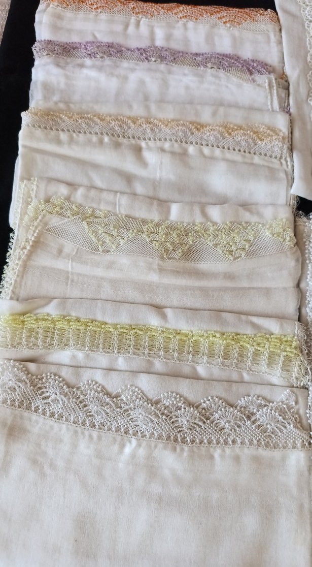 Dantel Detaylı Beyaz Kadın Fular - Görsel 5