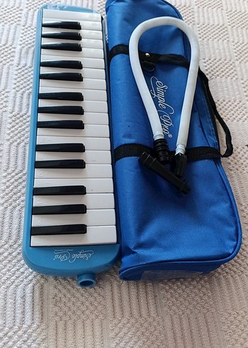 Mavi Pastel Melodika ve Taşıma Çantası - Görsel 2