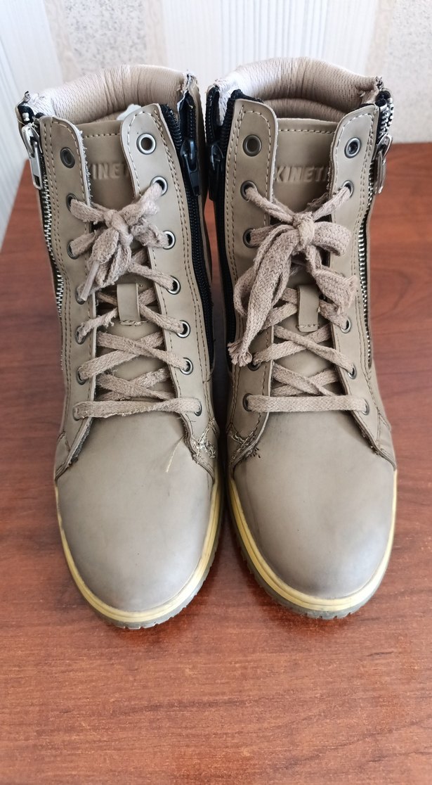 Bej Sokak Stili Erkek Bağcıklar - Görsel 4