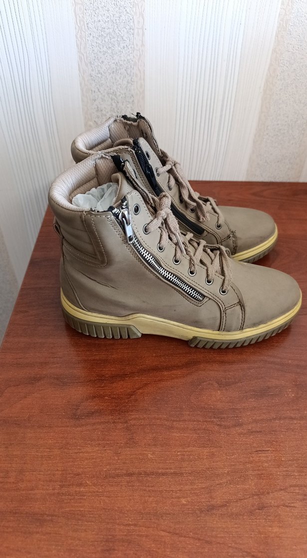 Bej Sokak Stili Erkek Bağcıklar - Görsel 3