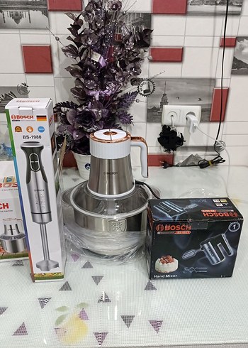 Bosch Gri ve Beyaz El Blender Seti - Görsel 3