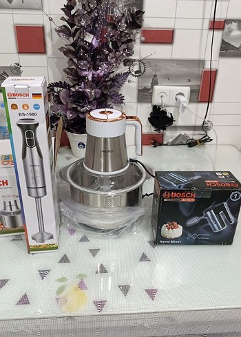 Bosch Gri ve Beyaz El Blender Seti - Görsel 2