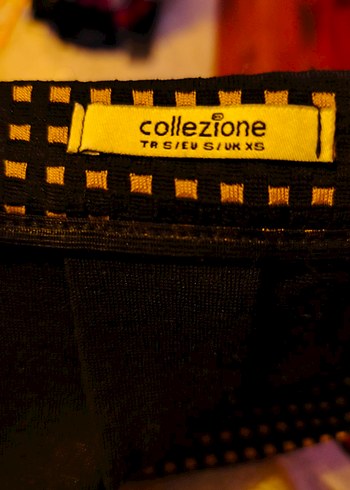 Sarı Puantiyeli Pilili Uzun Etek - Görsel 4