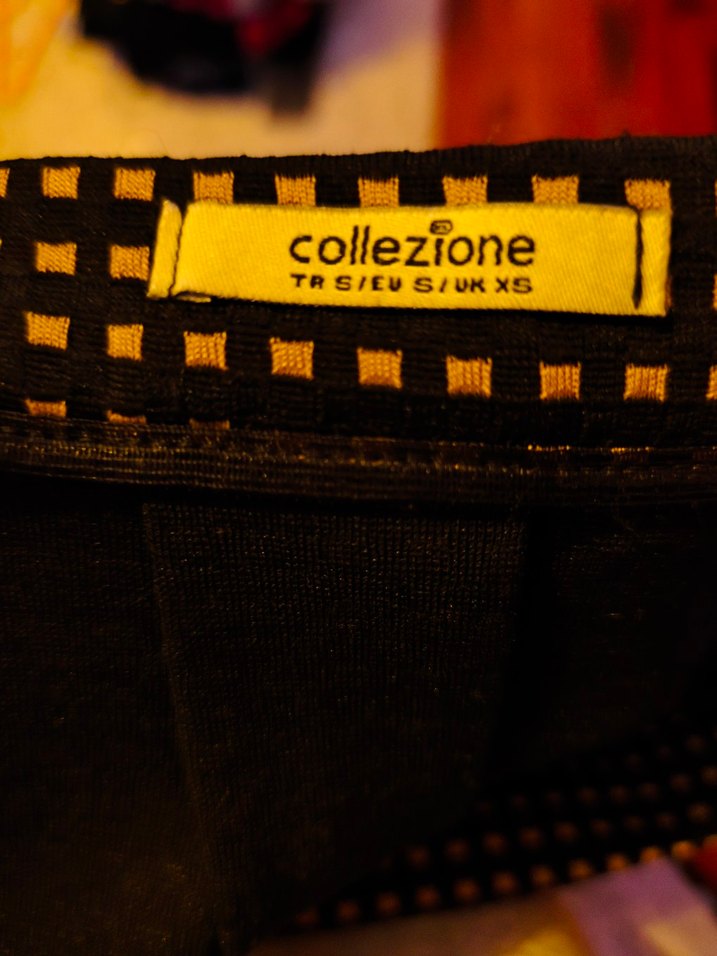 Sarı Puantiyeli Pilili Uzun Etek - Görsel 4