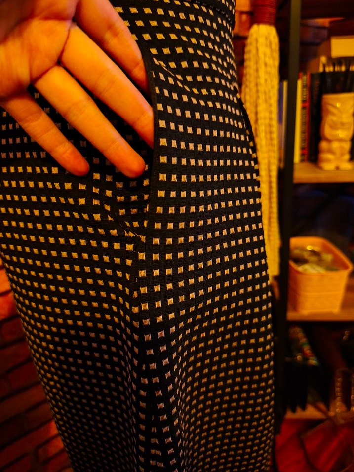 Sarı Puantiyeli Pilili Uzun Etek - Görsel 3