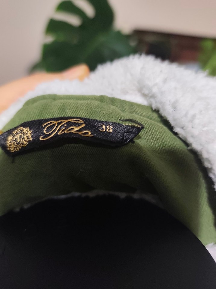 Kadın Haki Kamuflaj Kemerli Kış Montu - Görsel 5