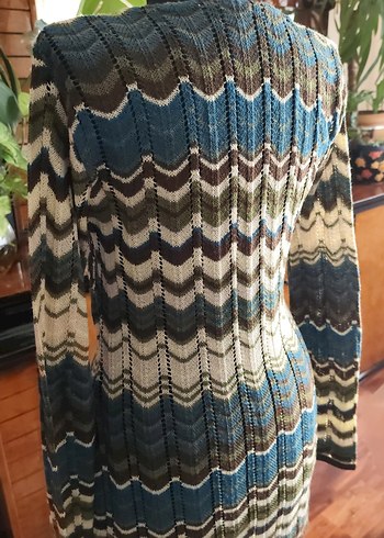 Bohem V Yaka Uzun Kollu Triko Sweatshirt - Görsel 6