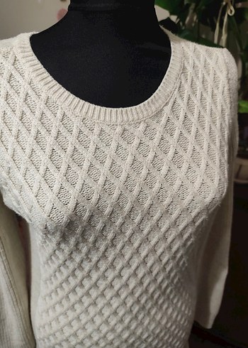 Gri Örgü Kadın Kazak - Görsel 5