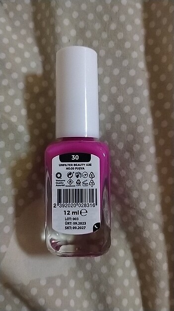 Diğer Unfilter beauty oje no:30 fuşya 