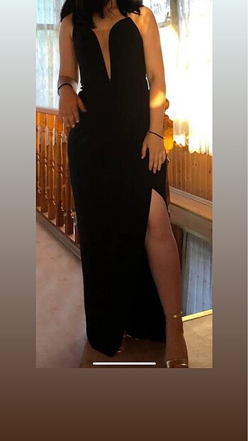 Trendyol & Milla Yırtmaçlı elbise