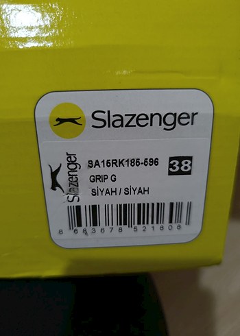 Slazenger Siyah Erkek kadın Spor Ayakkabı - Görsel 4
