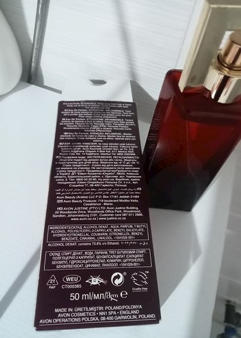 Beden Renk Avon Attraction Instinct Kadın Parfümü 50 ml