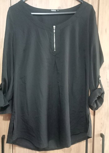 Siyah Uzun Kollu V Yaka Kadın Bluz - Görsel 9