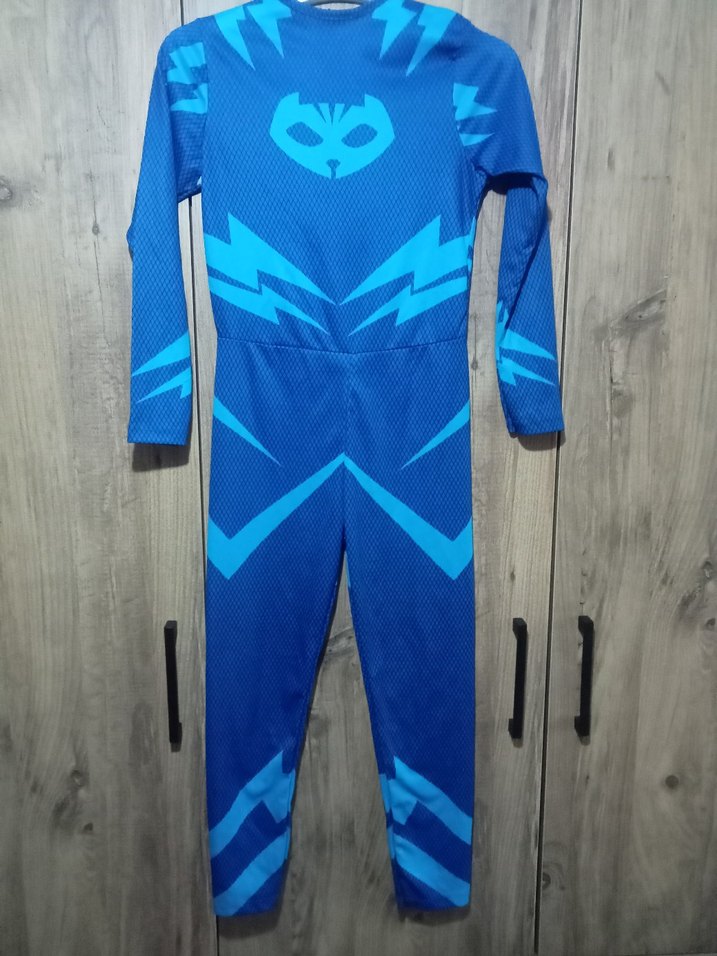 Mavi Renkli Çocuk Tulum - Uzun Kollu, Fermuarlı - Görsel 4