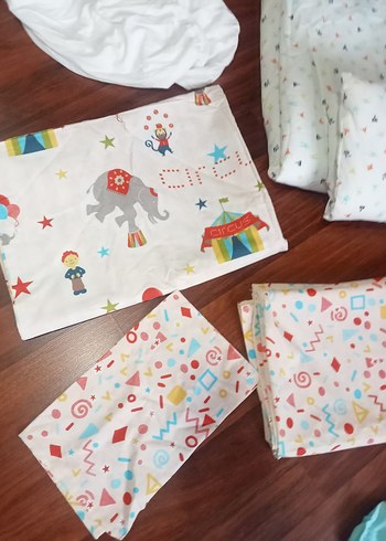 Çok Renkli Pamuklu Çocuk Uyku Seti 100  pamuklu - Görsel 10