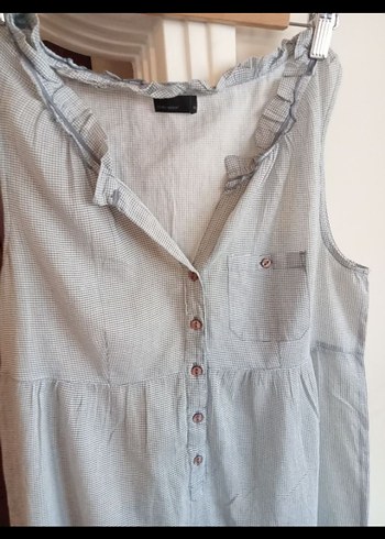 Vera Wang Gri Midi Elbise
