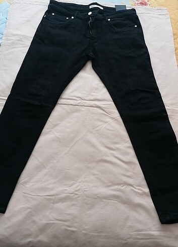 32 Beden Zara skinny strech siyah jean 32 beden