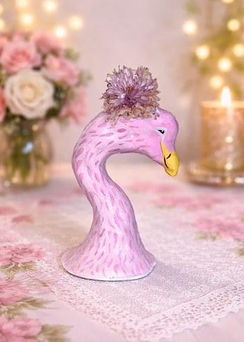 Pembe Flamingo Biblo - Görsel 2