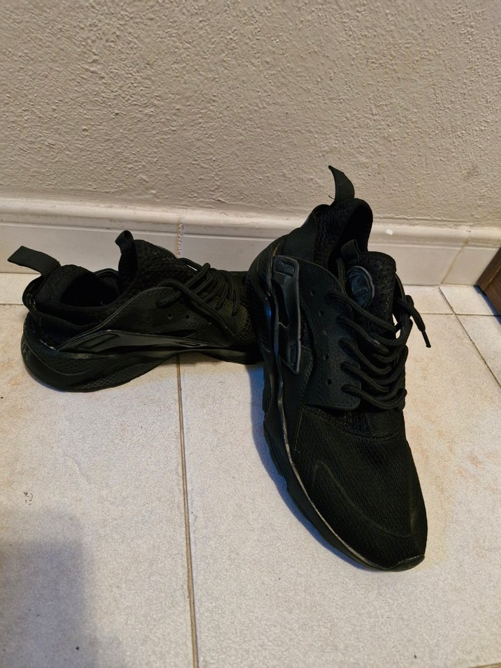 Siyah Bağcıklı Erkek  Spor Ayakkabı - Görsel 3