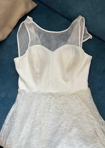 Dantel Detaylı Mini elbise - Görsel 2