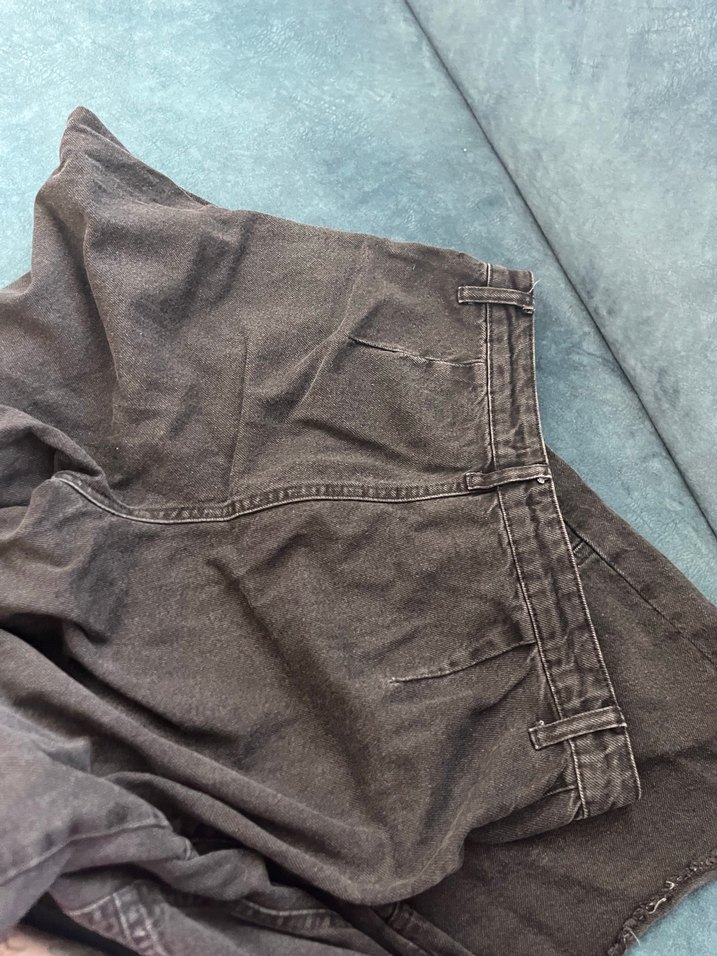 Gri Bol Kesim Kadın Jean - Görsel 2