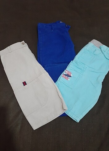 2 şort 1 pantolon 