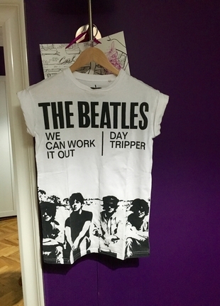 xs Beden Beatles tişört
